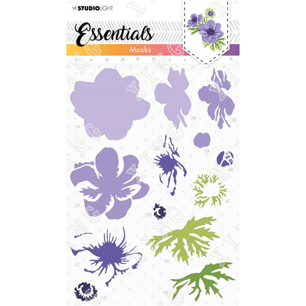 

Spring Anemone Newest Layered Stencils Diy Painting Photo Scrapbooking Coloring Paper Craft Card Decoration Embossing Template