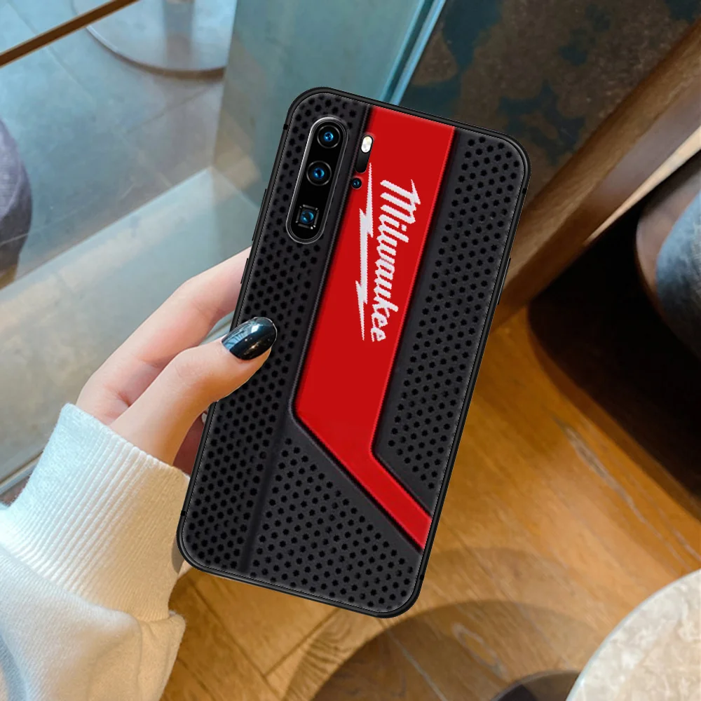 

Milwaukees Toolbox Brand Phone Case For Huawei P Mate 10 20 30 40 Pro Lite Smart 2019 2021 black Shell Silicone Etui Pretty