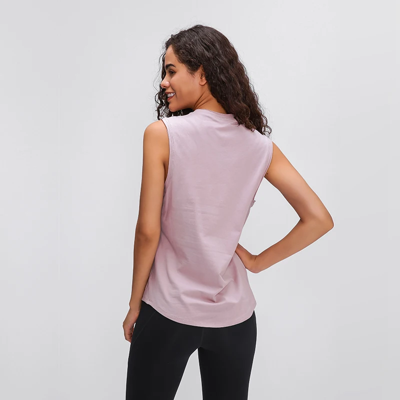 Футболка без рукавов дышащая быстросохнущая свободного кроя | Спорт и