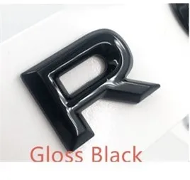 Gloss Black Для VW T-ROC TROC наклейка на багажник багажника значки женские браслеты с гравировкой стикер - Название цвета: Gloss Black