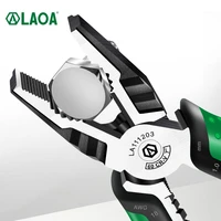 laoa 7inch diagonal wire cutters long nose pliers industrial grade cutting pliers household sets electrician tools
