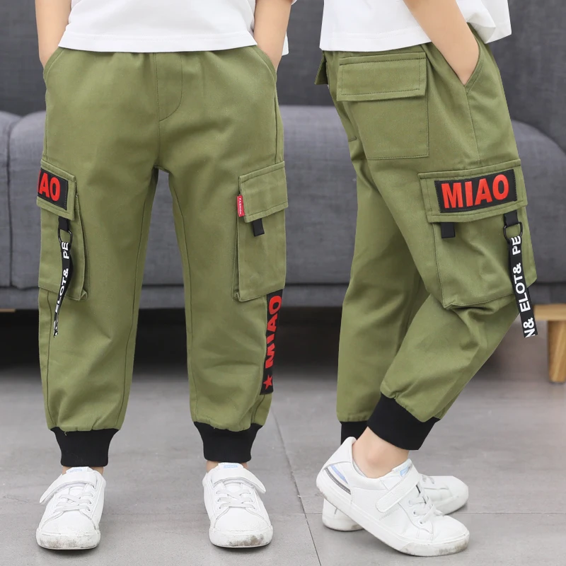 A15 штаны для мальчиков брюки спортивные повседневные хлопковые подростков