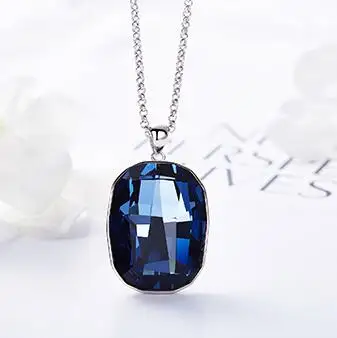 

YTF126 925 Silver Girl Necklace Birthday Wedding Party Couple Gifts