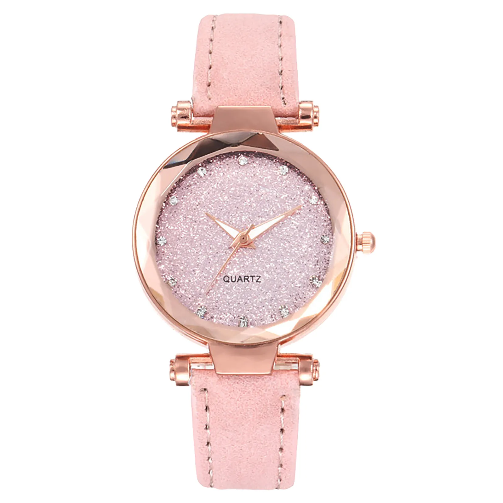 

Luxury Watch Women Fashionable Star Sky Exquisite Diamond Retro Leather Strap Watches Ladies Simple Vintage Quartz Wristwatches