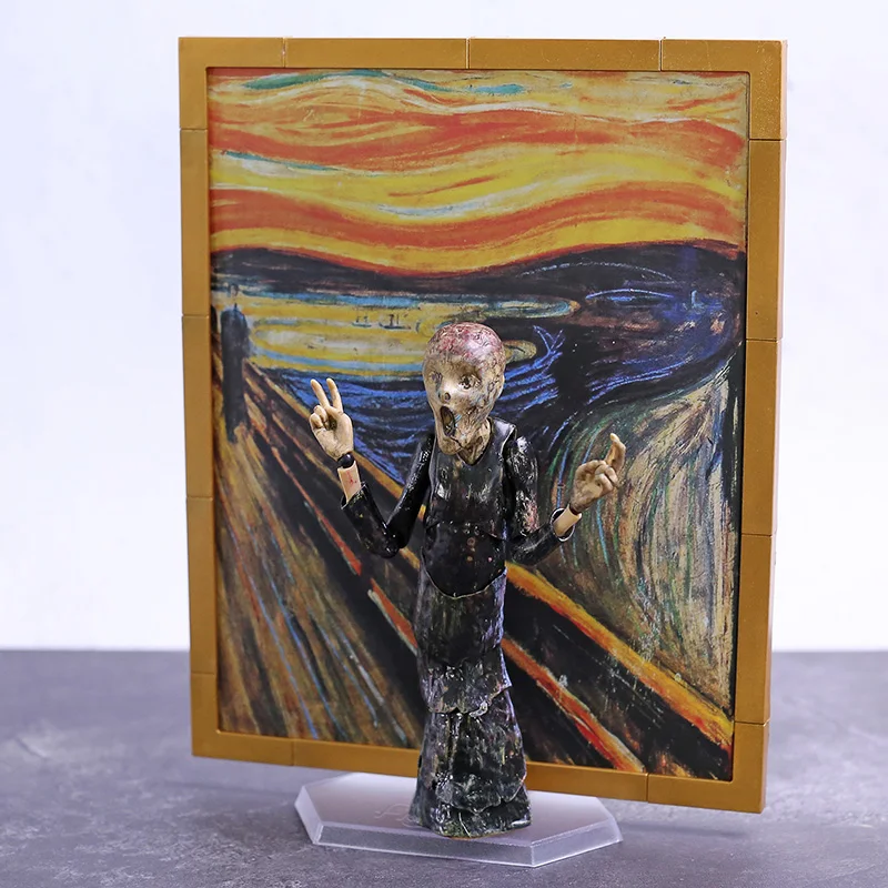 Figma SP 086 стола MuseumThe Scream из ПВХ движущаяся фигурка забавные модель игрушка|Игровые
