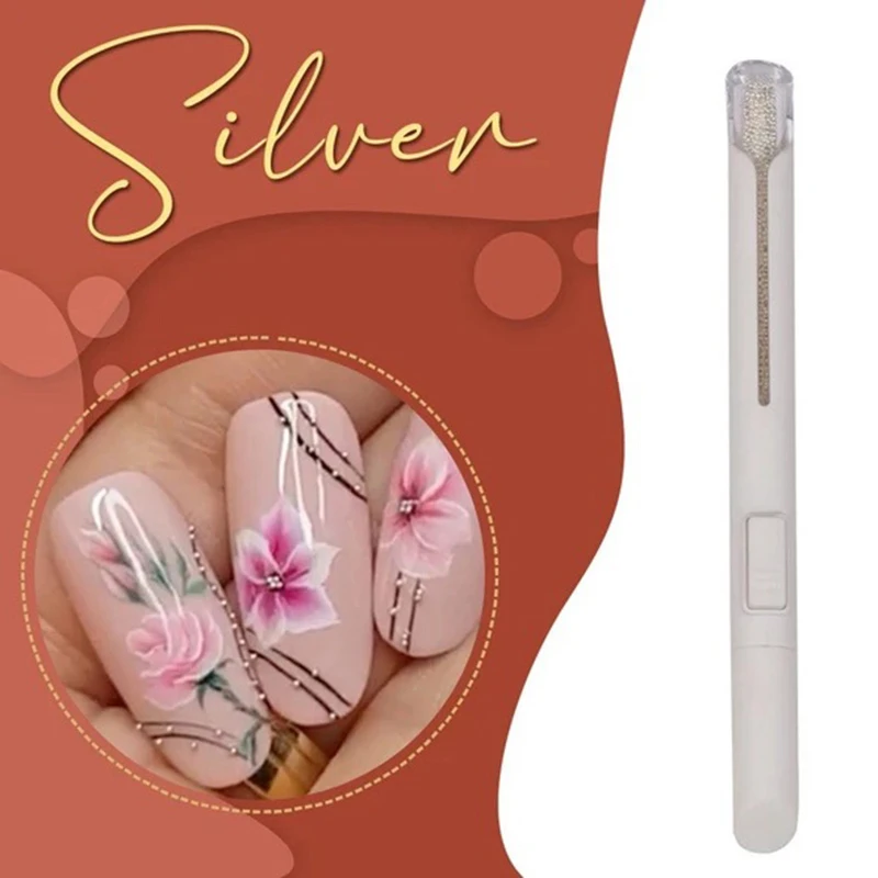 

Point Drill Pen Sticky Drill Pen Convenience Sticky Drill Easier to Apply on Nails For Nail Art @ME