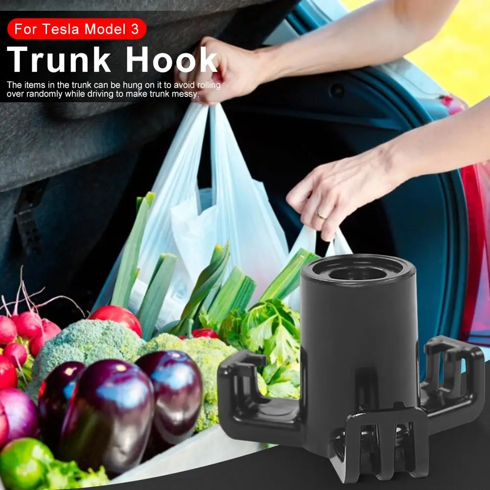 

IN STOCK Trunk Hook For Tesla Model 3 Practical Durable Car Bolt Cover Mounting Holder Rear Trunk Hooks Model3 Car Accessories