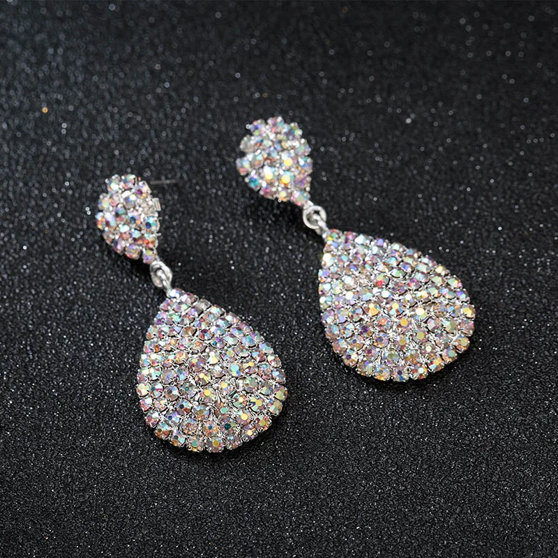 Серьги Bague Ringen в форме капли воды индивидуальные корейские Серебряные украшения