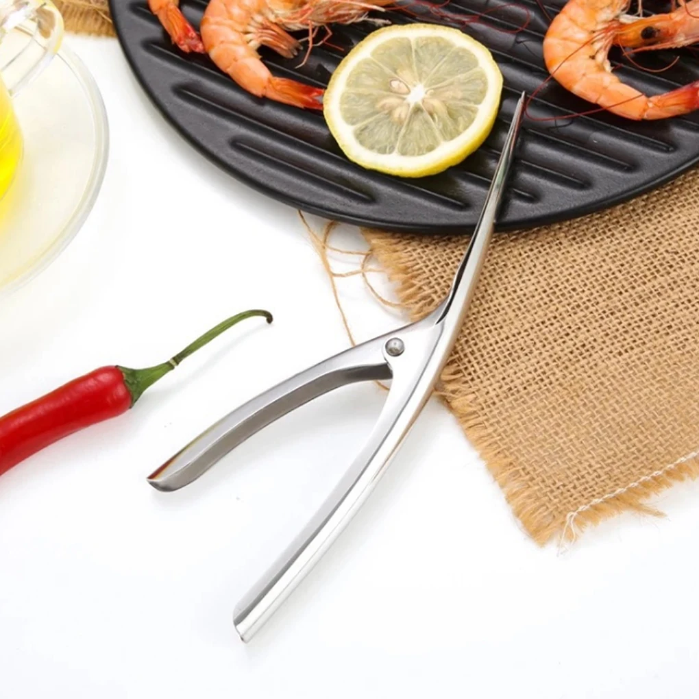 

Stainless Steel Shrimp Peeler Prawn Shrimp Deveiner Fishing Knife Lobster Shell Remover Peel Device Kitchen Seafood Tools