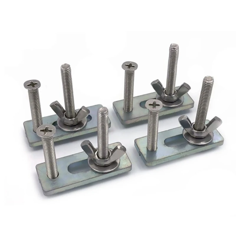 

4pcs Engraving Machine Work Table Clamp Fastening Platen Router Fixture