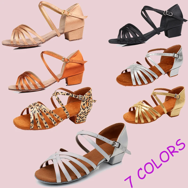 Alharbi/Новые Детские бальные танцы для малышей детей девочек Танцевальная обувь