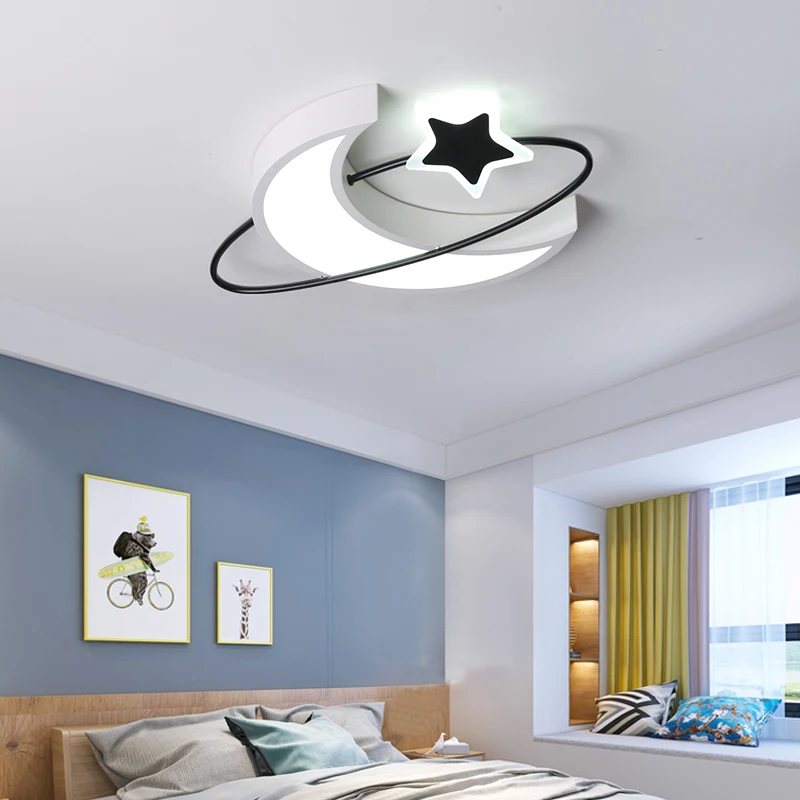 

Led Moon Star Roof Light Kids Bedroom Ceiling Light Child Room Ceiling Lamp Baby Room Ceiling Led Light Sleeping Room Light 110V