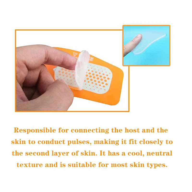 10pair20Pc сменный гель стикер для фитнеса гидрогель массажер тела электродный патч