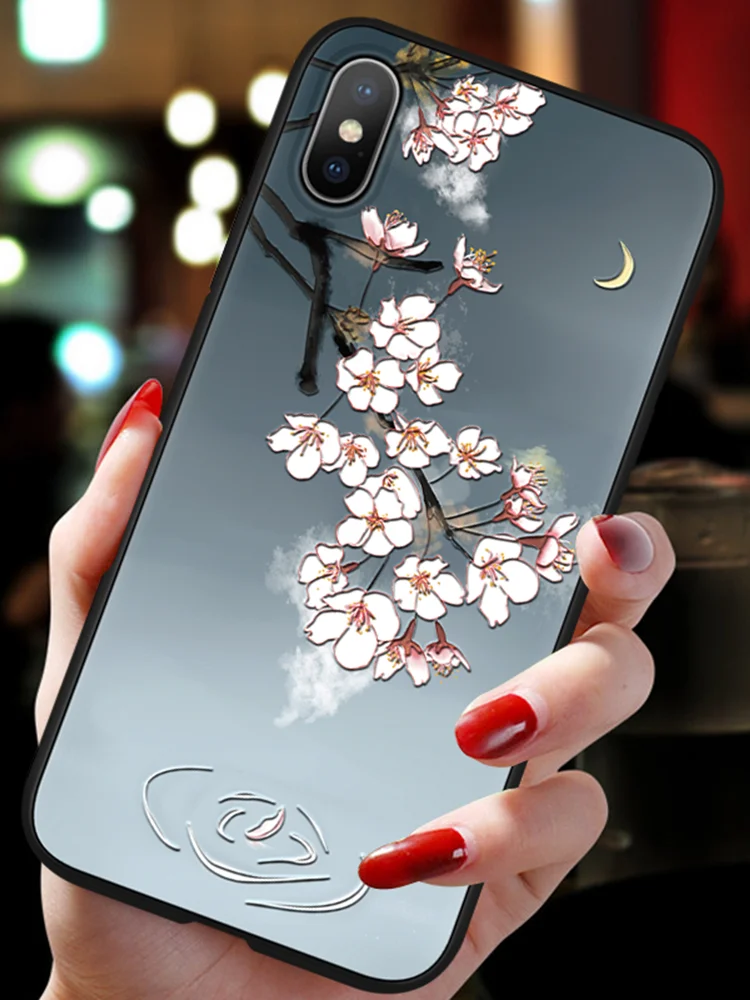 hldyzh 3D с тиснением и изображением ТПУ чехол для Xiaomi mi 9 SE Honor 8 Lite 9T A1 A2 A3 CC9 CC9e F1 для Red mi 7A 6A S2 Note 7 5A 5 6 iPad Pro Plus цветок матовый чехол - Цвет: hldyzh