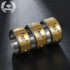 Бриллиант новый золотой кольцо из нержавеющей стали, циркониевое вращающийся кольцо для пап, мам и детей; Модный дизайн для женщин семейное платье для ювелирных изделий