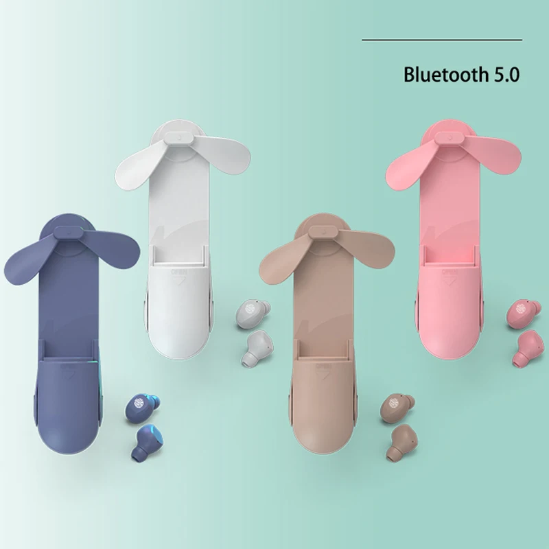 Наушники F7 Fan Design TWS Bluetooth 5 0 светодиодный дисплей мини беспроводные наушники