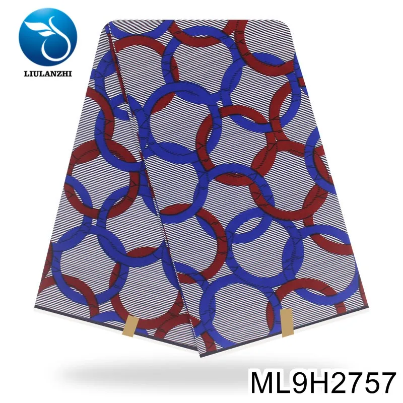

LIULANZHI 6 yards ankara fabrics sewing cotton prints african fabrics tissu wax style african fabric cotton ML9H2738-2765