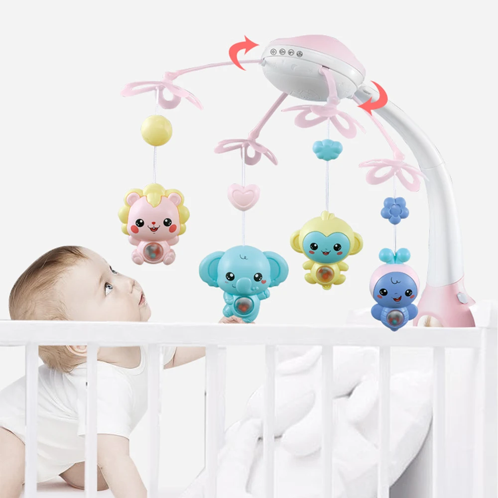 3 в 1 детская мобиль Bed Bell Bluetooth Управление проекцией музыки кольцо мечта