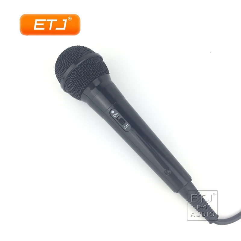 

Wired Microphone Universal 6.3mm Portable Public Transmitter KTV Karaoke Recording Mic With Cable