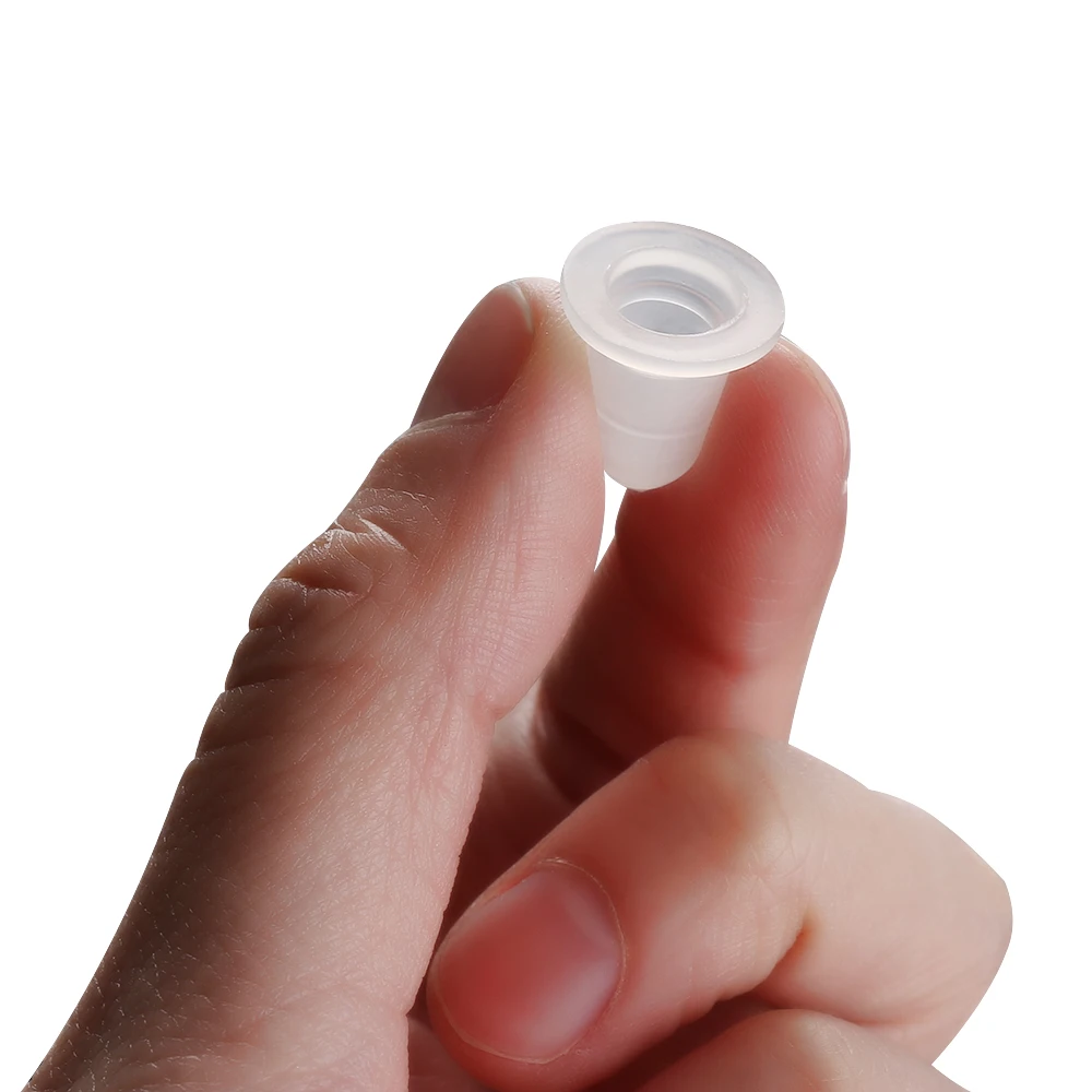 100 шт. женские модные пластиковые мягкие колпачки для пигментных чашек держатель