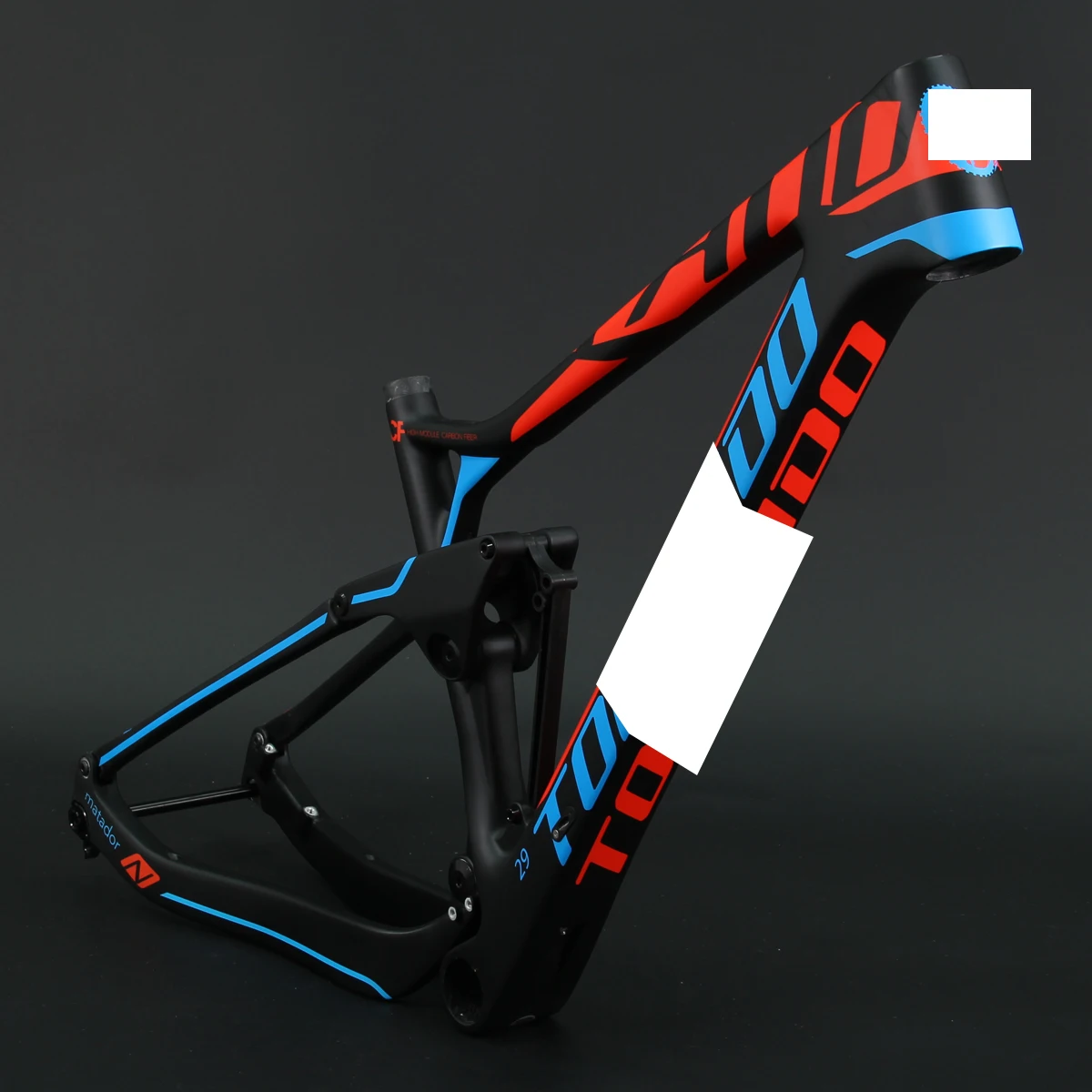 

New Cycling Frames Full Suspension Bike Frame 29er Carbon Fibre Thru Axle MTB Mountain Frameset PF30 148mm One Year Warranty