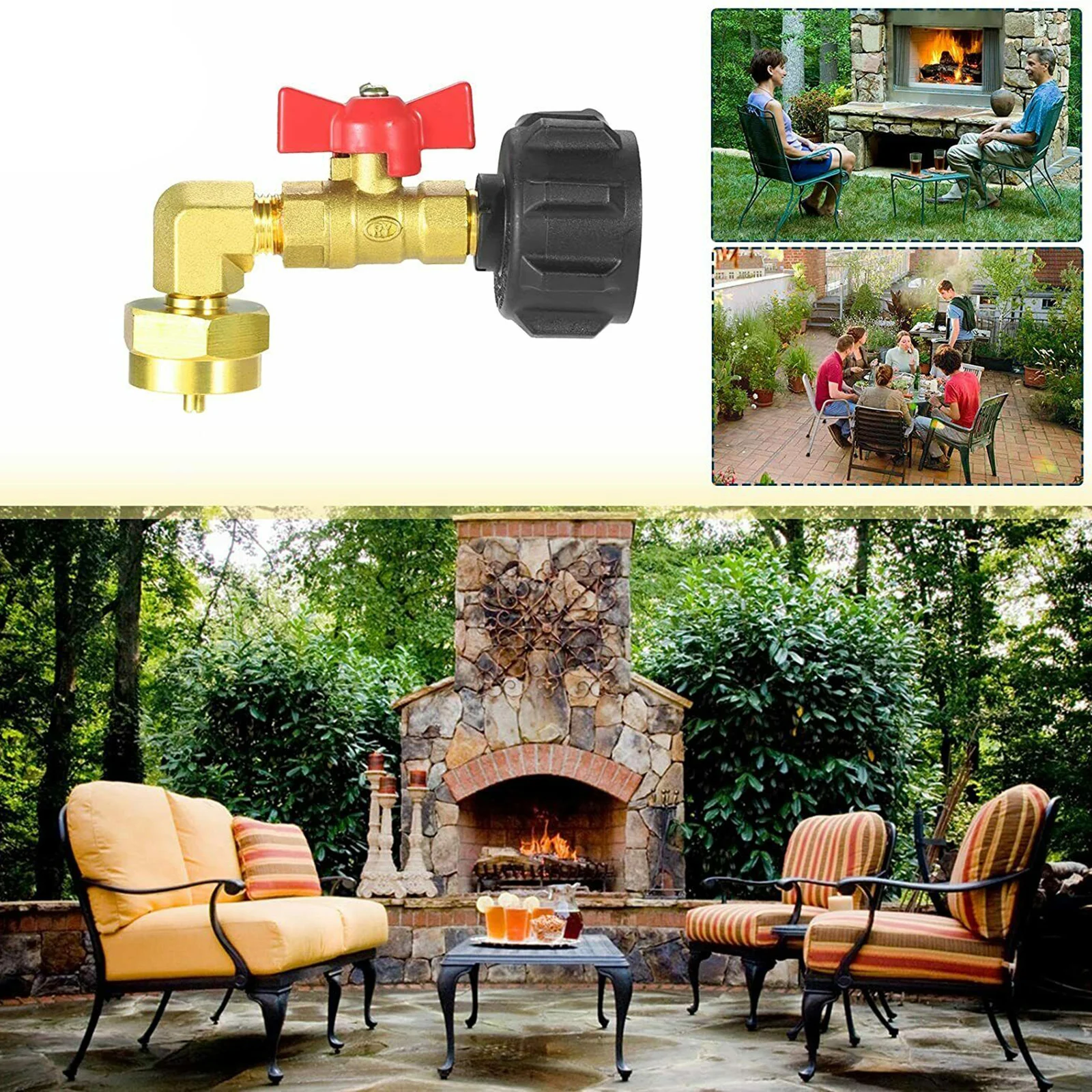 

QCC1 пропановый Заправляемый угловой адаптер Соединитель с регулирующим клапаном ВКЛ-ВЫКЛ для малого