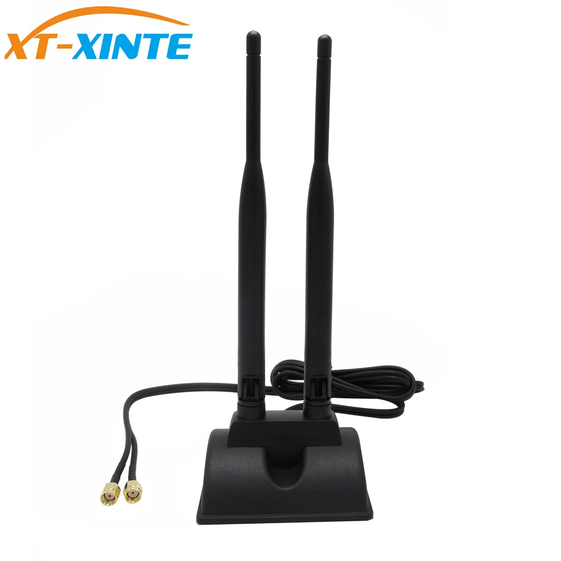 Wi fi антенна Двухдиапазонная 2 4 ГГц 5 6dBi с магнитным основанием внешняя RP SMA для Wifi