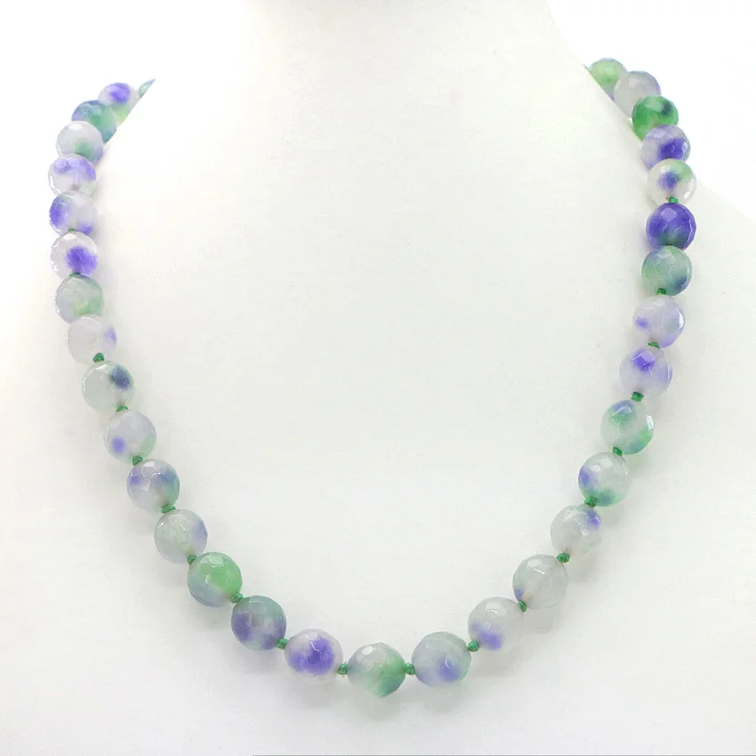 Новая красивая очаровательная 10 мм Гранёные с одной и плоские другой стороны