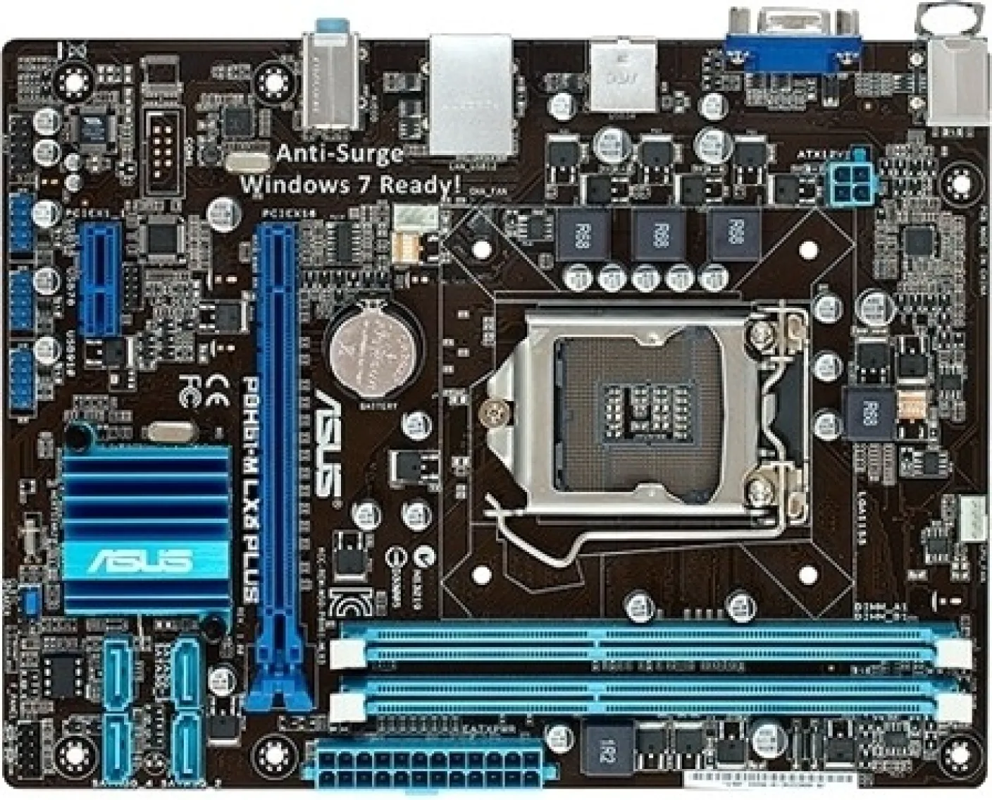 Для ASUS P8H61-M LX3 плюс рабочего Материнская плата Intel H61 LGA 1155 DDR3 Core i7/Core i5/Core i3 PCI-E 2 0 SATA II