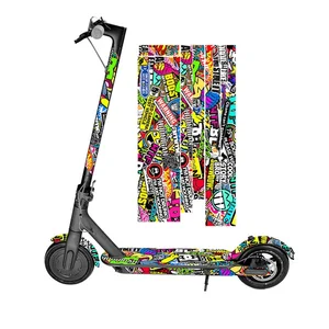 Наклейки на корпус электроскутера, водонепроницаемая пленка для Xiaomi Mijia M365, складные коврики для скутера, защитные аксессуары