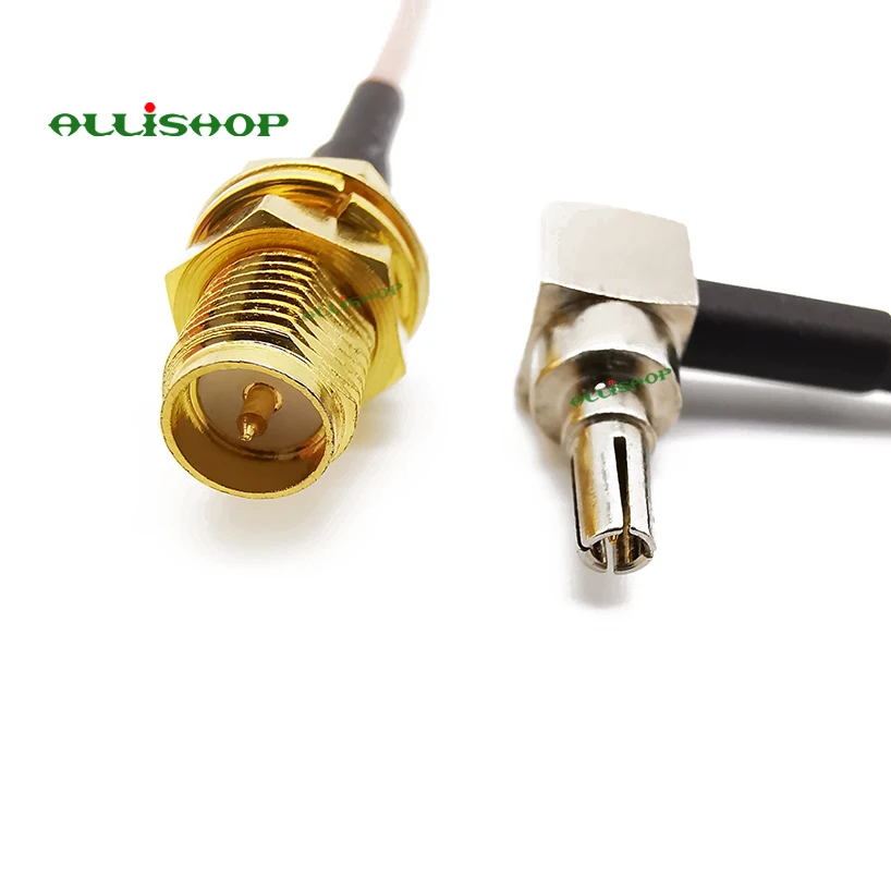 Коннектор RP SMA мама CRC9 коннектор для разъема папа под прямым углом Радиочастотный