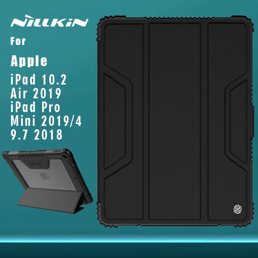 for iPad 9.7 2018 Nillkin для Apple iPad 10,2 iPad Pro 10,5 Pro 11 Air Mini 4 9,7 чехол бампер Флип кожаный чехол задняя крышка - Цвет: for iPad 9.7 2018