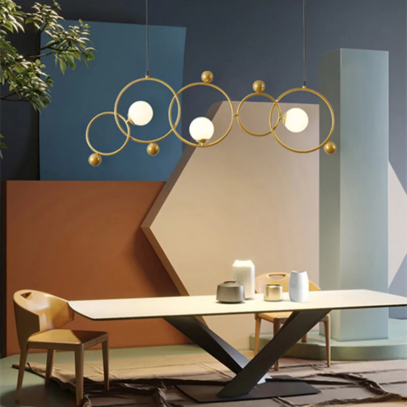 

Nordic post-modern chandelier living room restaurant creative chandelier bar counter restaurant personality chandelier