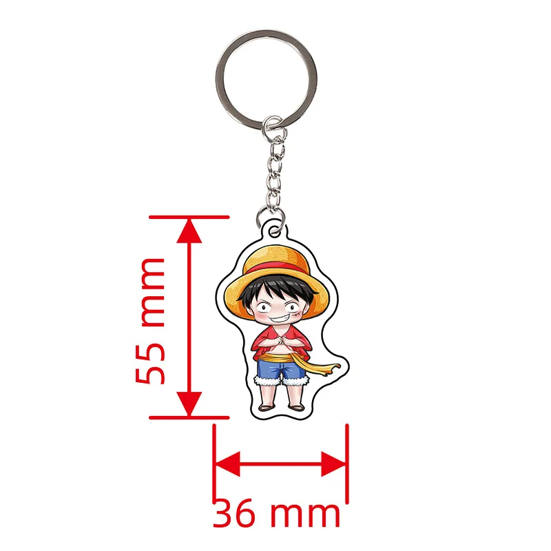 Новинка цельный брелок для косплея аниме обезьянка D Луффи ророноа Зоро