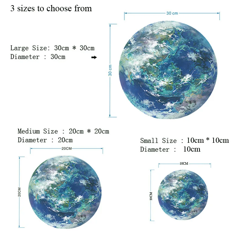 Зеленая светящаяся 3D Наклейка на стену для детской комнаты гостиной спальни