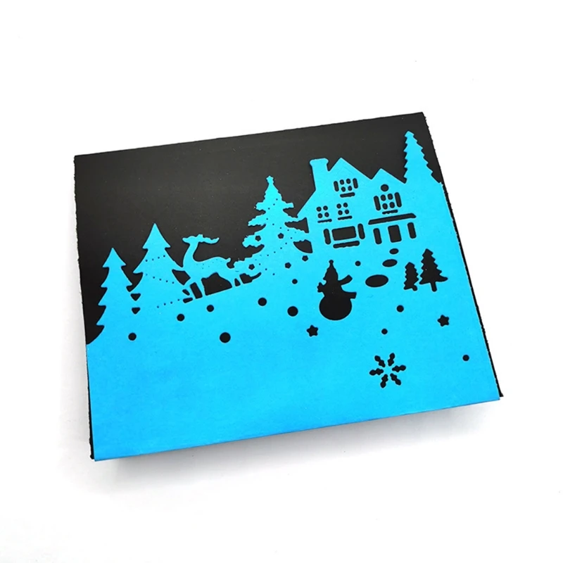 

Forest House Metal Cutting Dies Stencil Scrapbooking DIY Album Stamp Paper Card