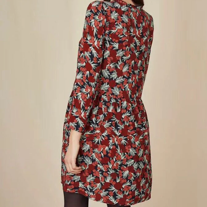 Женское платье весна-лето 2020 новое модное мини-платье с длинным рукавом и принтом