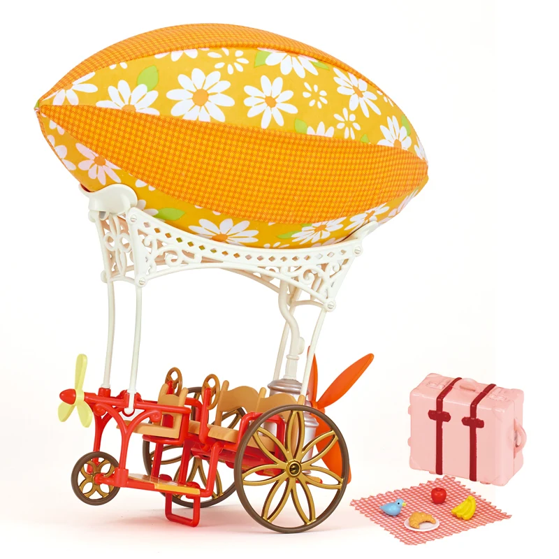 Аксессуары для кукольного домика Sylvanian Families Sky Adventure Airship без цифр подарок девочки