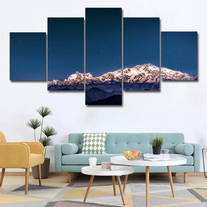 Новый Potala дворец снег Аляска пейзаж стены искусства холст картины настенные для