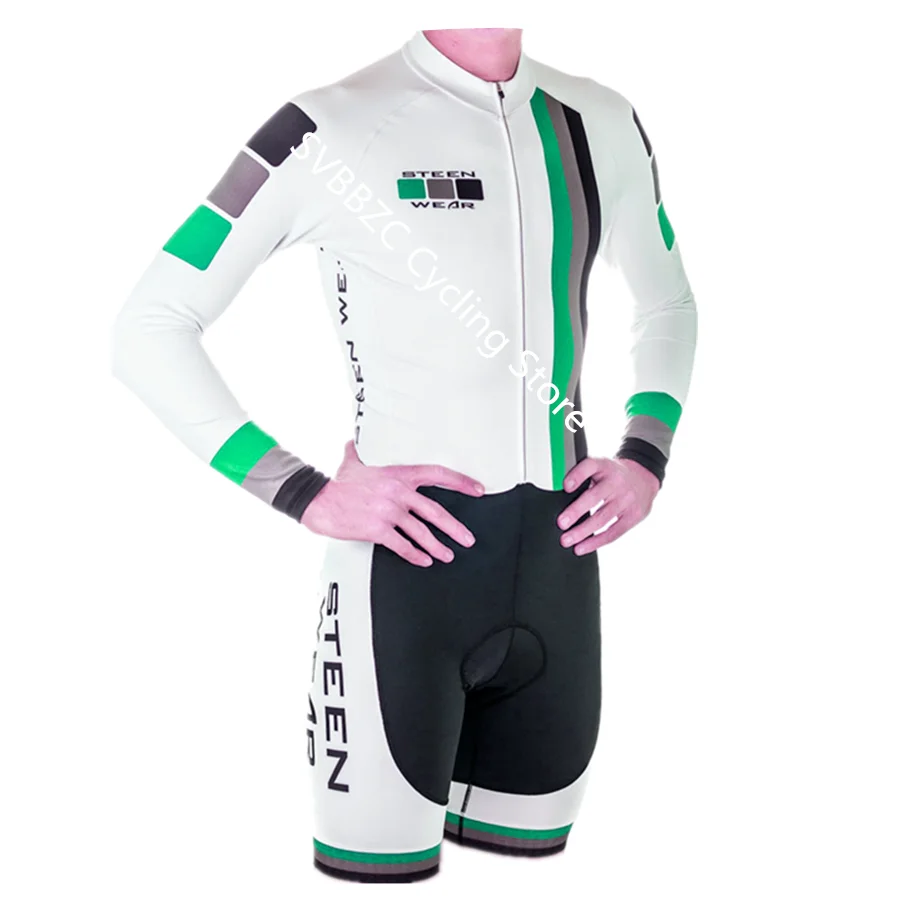 Костюм мужской для триатлона спортивная одежда трикотажный комбинезон с