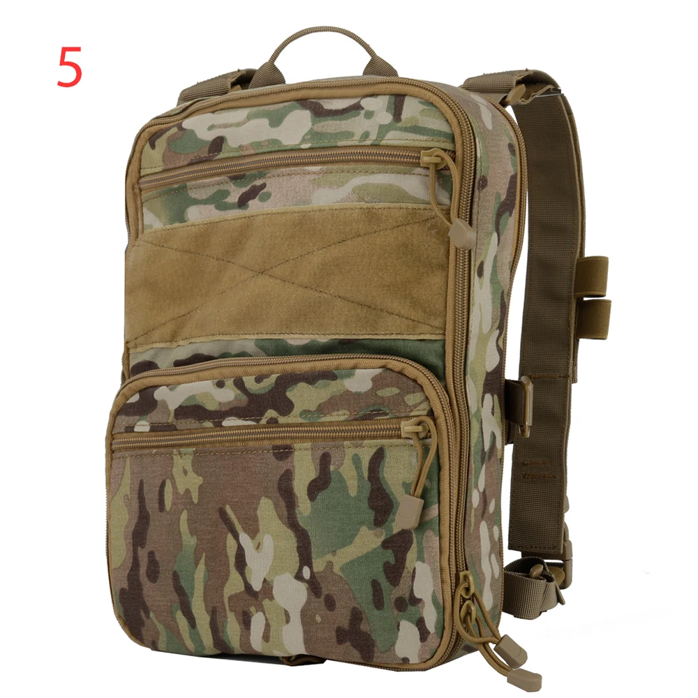 Camouflage D3 Flatpack, охотничьи Тактические сумки, гидратация, переноска, многофункциональное снаряжение, Molle, сумка для охоты на открытом воздухе, дорожные сумки, рюкзаки - Цвет: Camouflage