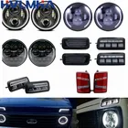 2xLada Niva Urban 7 дюймов светодиодный светильник на голову HiLow H4 светильник Halo Angle Eyes DRL налобный фонарь для внедорожников 4x4 samurai