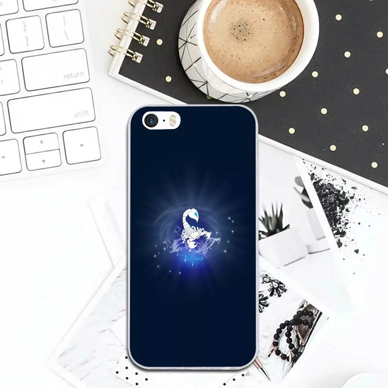 Soft TPU Silicone Mobile Phone Cases Cover for iPhone X XR XS Max 10 7 8 Plus 4 4S 5 5S SE 5C Bags Zodiac Signs Art Design | Мобильные