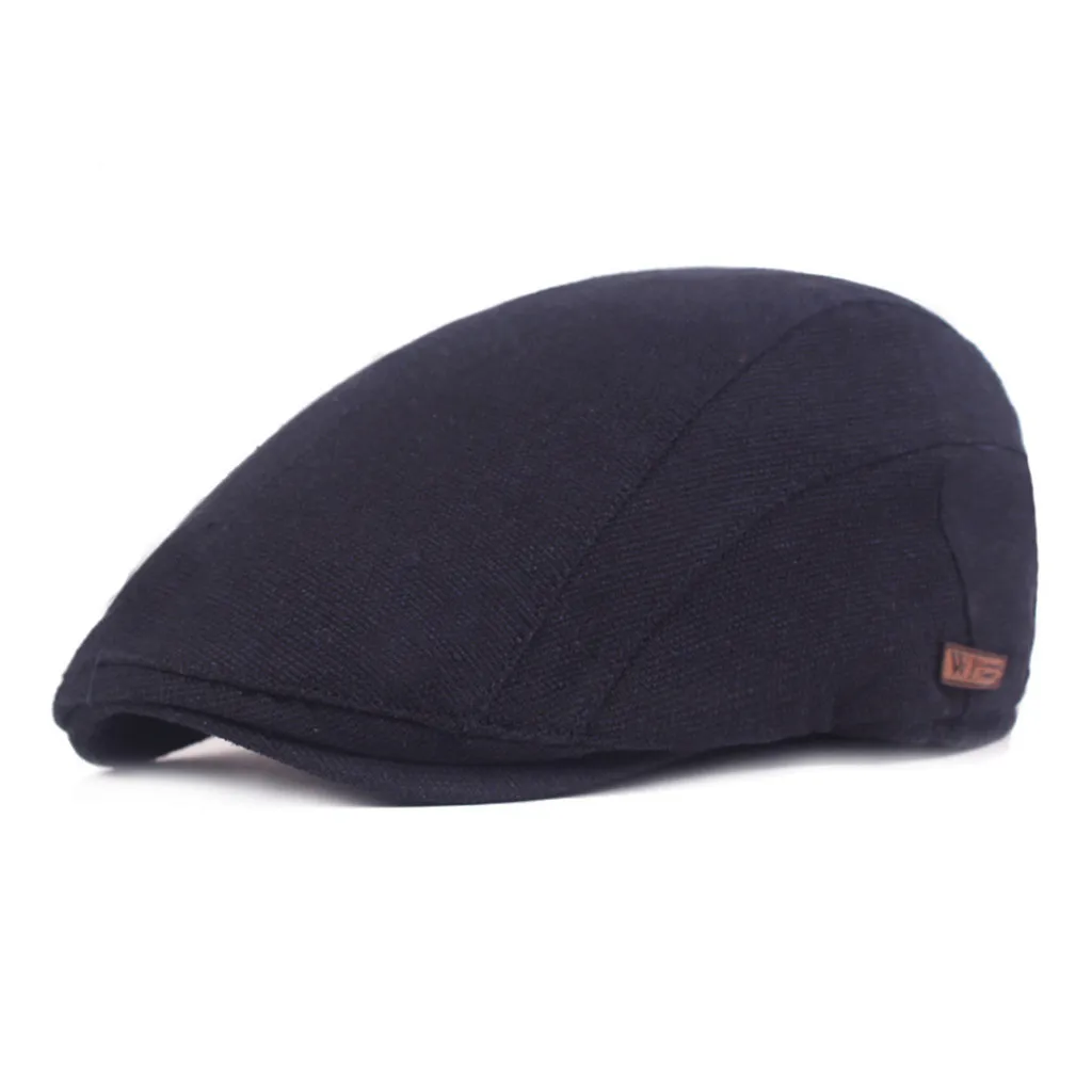 5 Зимние хлопковые береты, кепка для мужчин и женщин, плоская кепка s Newsboy Baker, береты Duckbill Golf, для вождения, кепка, шляпа boinas para mujer# guahao - Цвет: 5