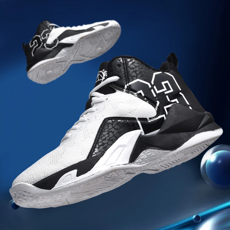 

High Quality Basketball Shoes Men Sneakers Boys Winter High Top Anti-slip Outdoor Sports Shoes Trainer Women Footwear