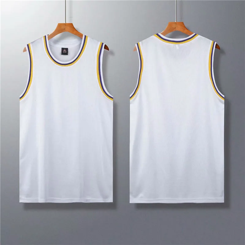 Индивидуальный баскетбольный жилет без рукавов Джерси сетчатый Быстросохнущий
