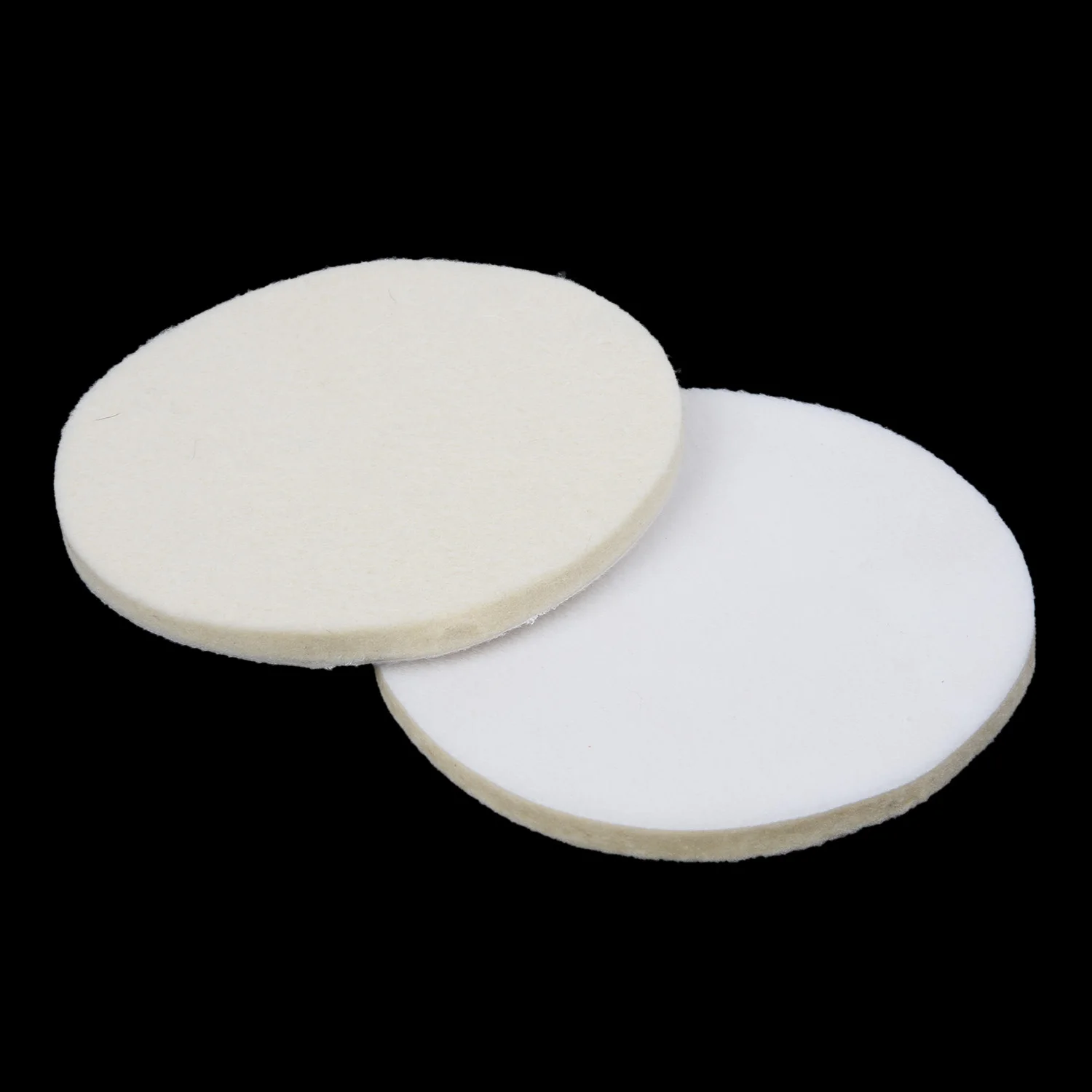 2 шт. 5 дюймов 125 мм шерстяная войлочная полировальная накладка колесо для стекла