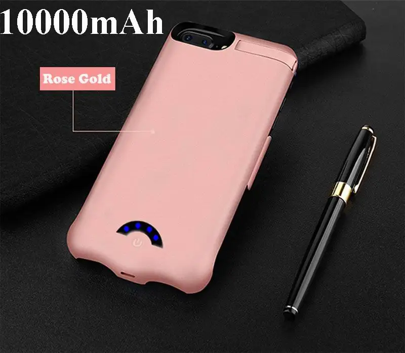Ультратонкий чехол для iPhone 8 7 6 s plus 10000 мАч|Чехлы с аккумулятором| |
