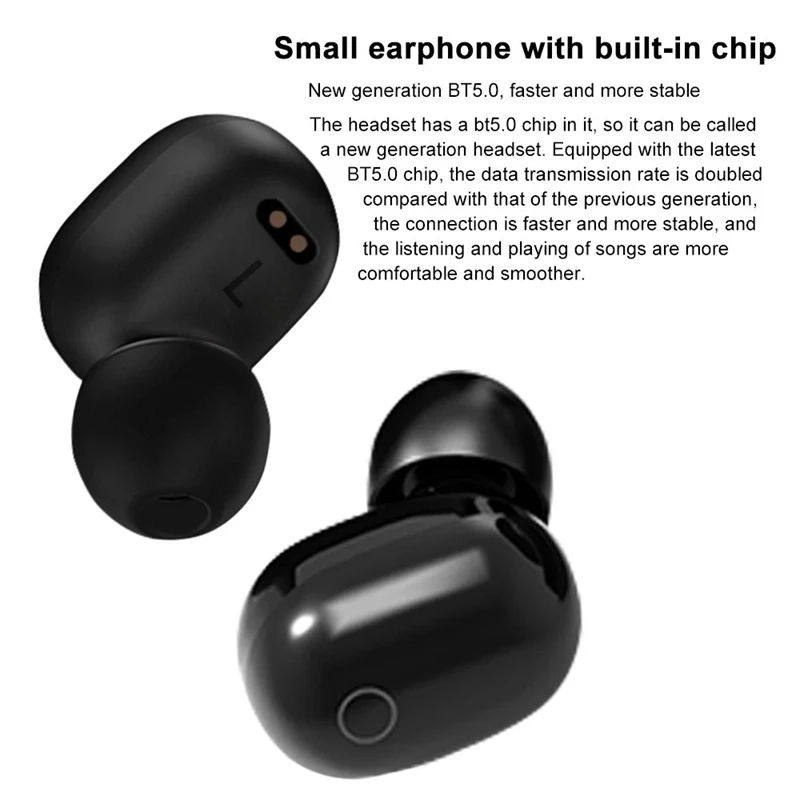 F2 TWS стерео беспроводные наушники Мини Смарт Bluetooth 5 0 наушники-вкладыши с