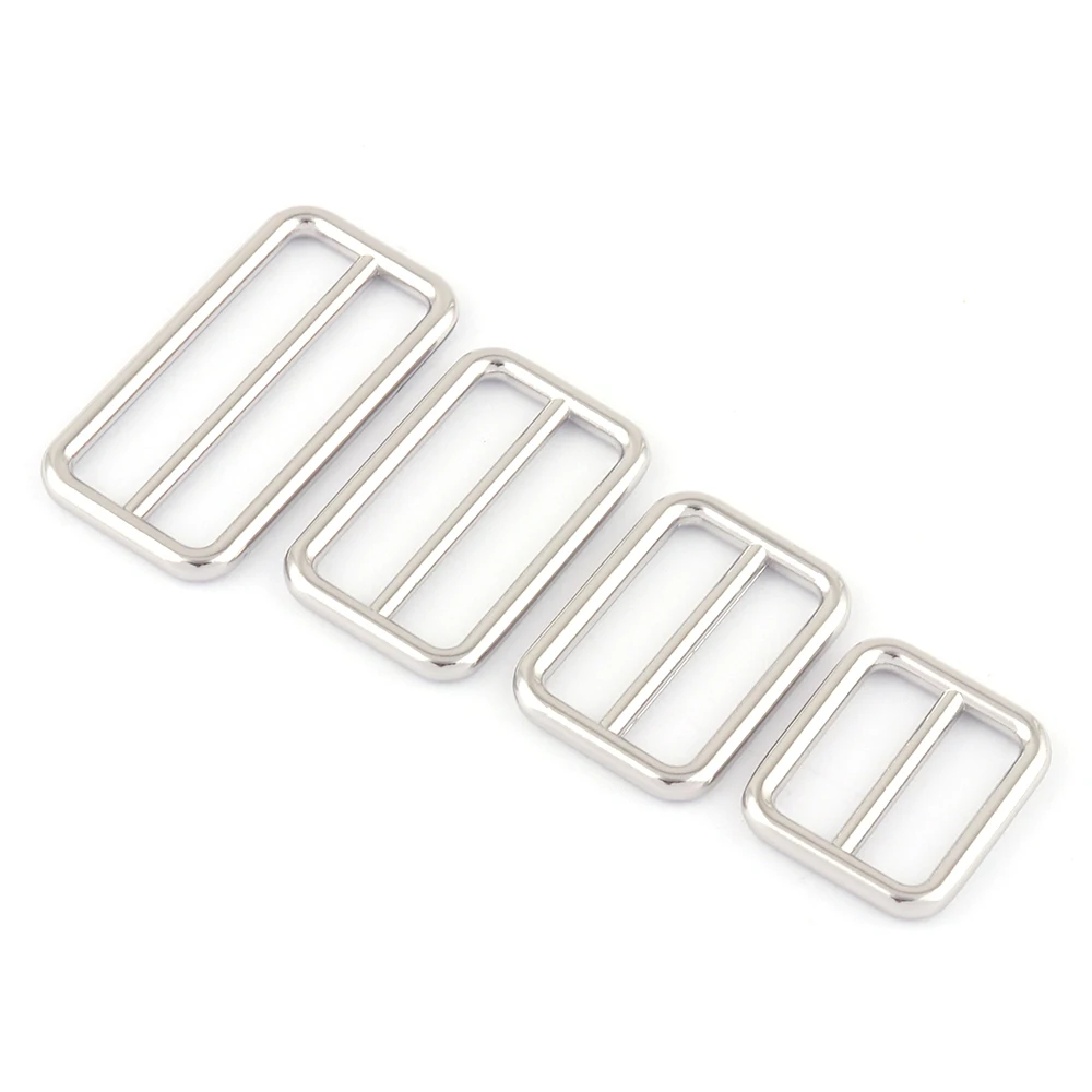 

20-38mm Silver Metal Adjuster Slide Lanyard Buckle,Dog Collar Purse Strap Buckle Backpack Handbag Webbing Hardware Supplies DIY